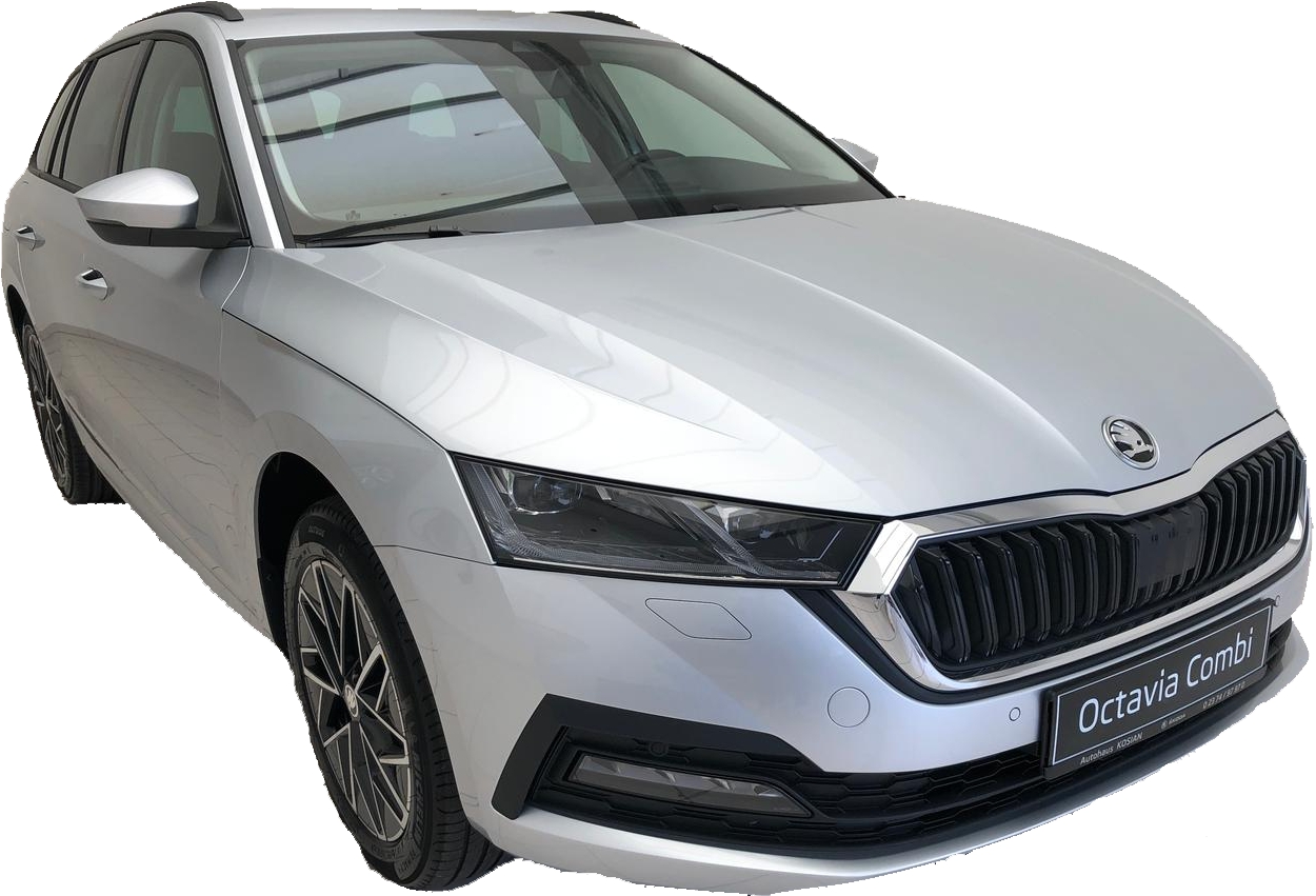 Silberner ŠKODA Octavia Combi Ambition