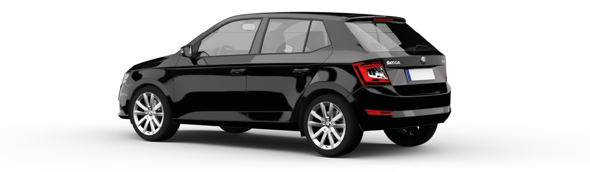 Schwarzer ŠKODA Fabia Cool Plus
