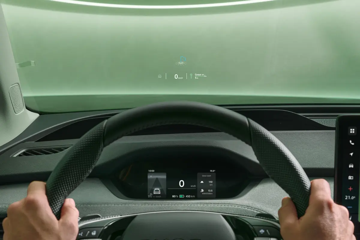 Škoda Enyaq Headup Display
