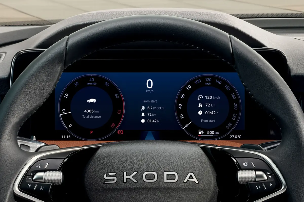 Smartphone-Lademöglichkeit im Škoda Superb